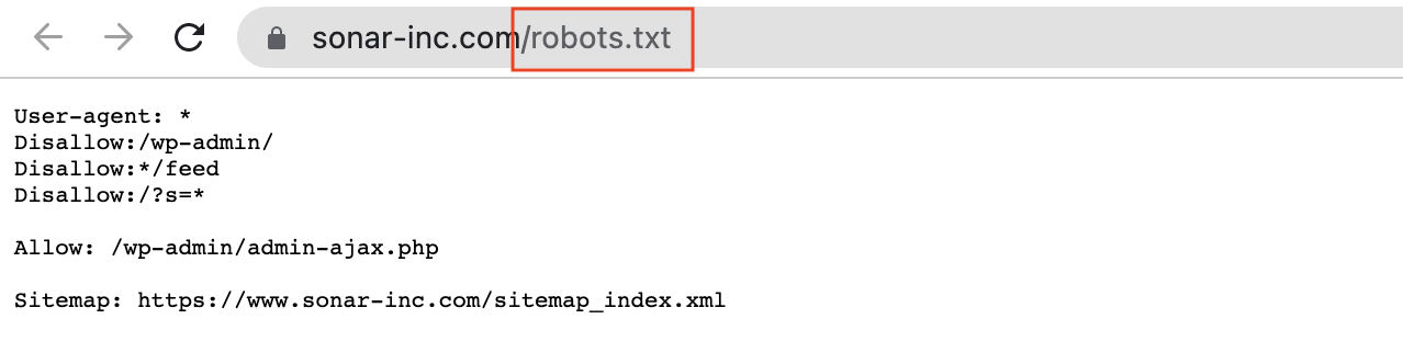 robots.txt 被規範放在根目錄